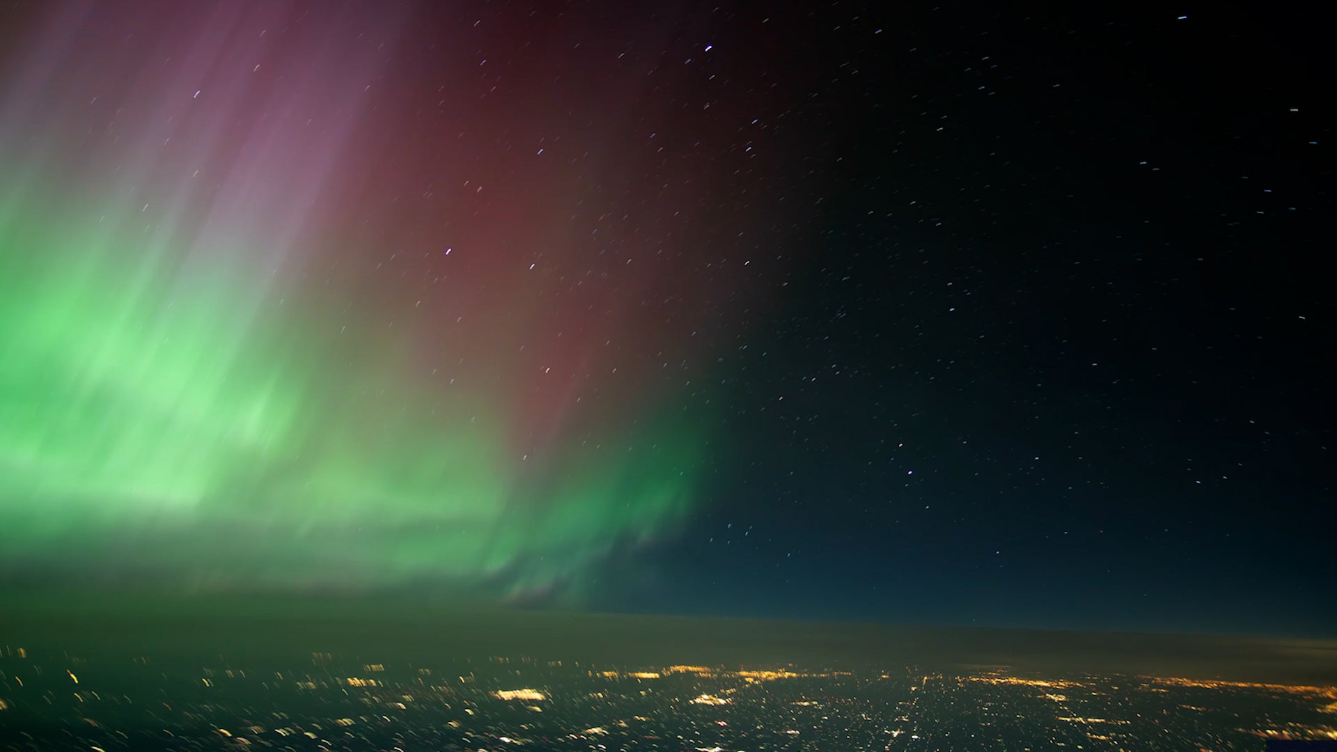 Pilot Captures Dazzling, Unique Video Of Northern Lights