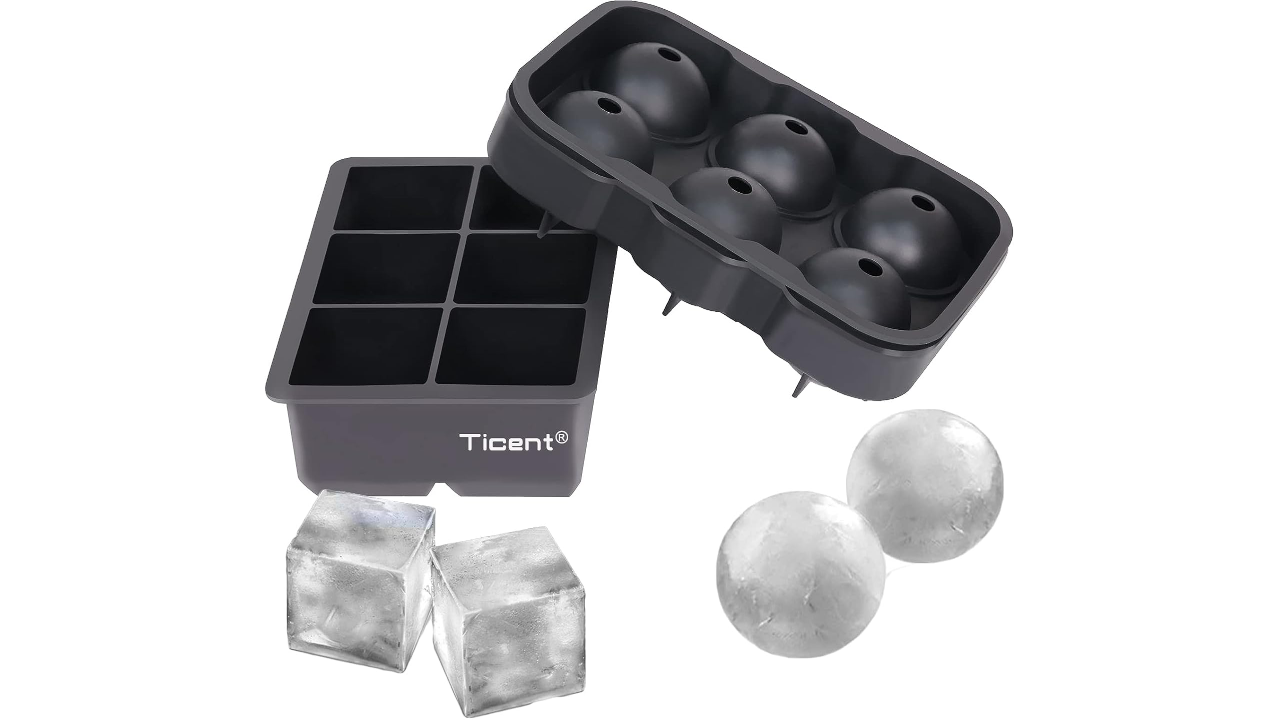 Ticent Ice Cube Trays (Set of 2)