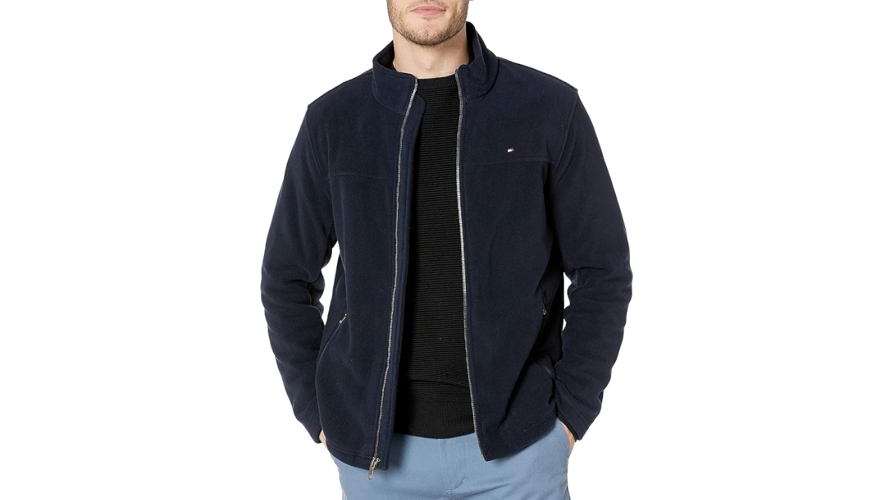 Tommy Hilfiger Men's Classic Zip Front Polar Fleece Jacket