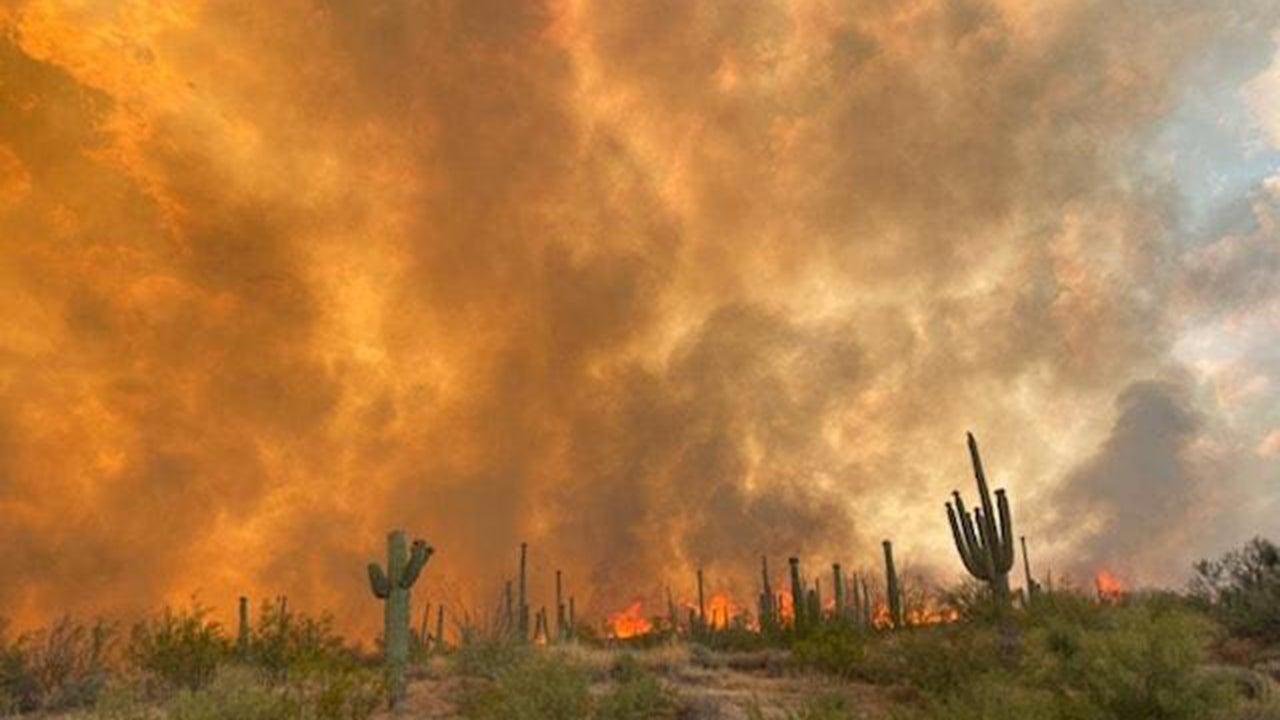 Evacuations Ordered as Winds Drive Arizona Wildfires North of the Grand