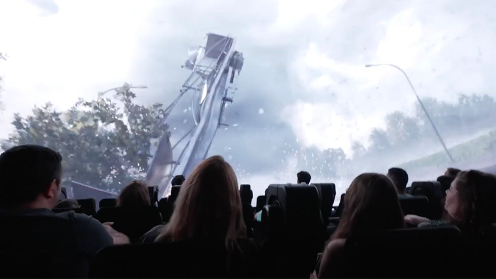 Ride Takes You Inside A Tornado