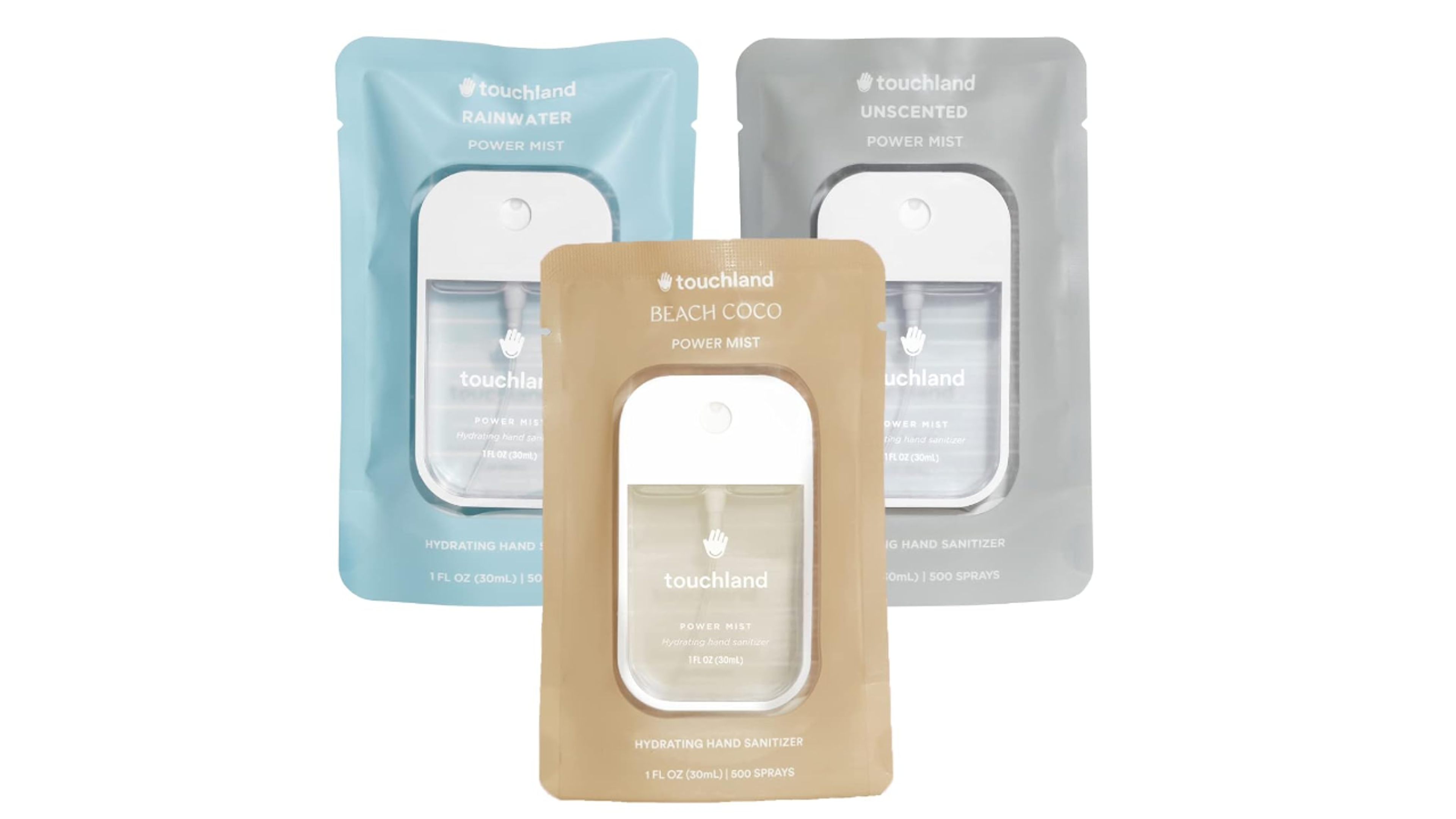 Touchland Power Mist Hydrating Hand Sanitizer Spray (3 Piece)