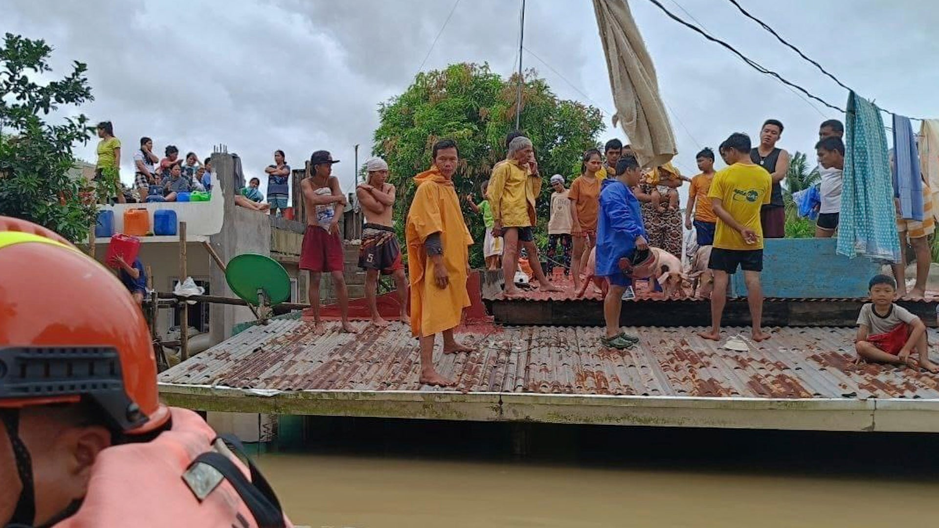 Torrential Floods Hit Philippines As Trami Approaches