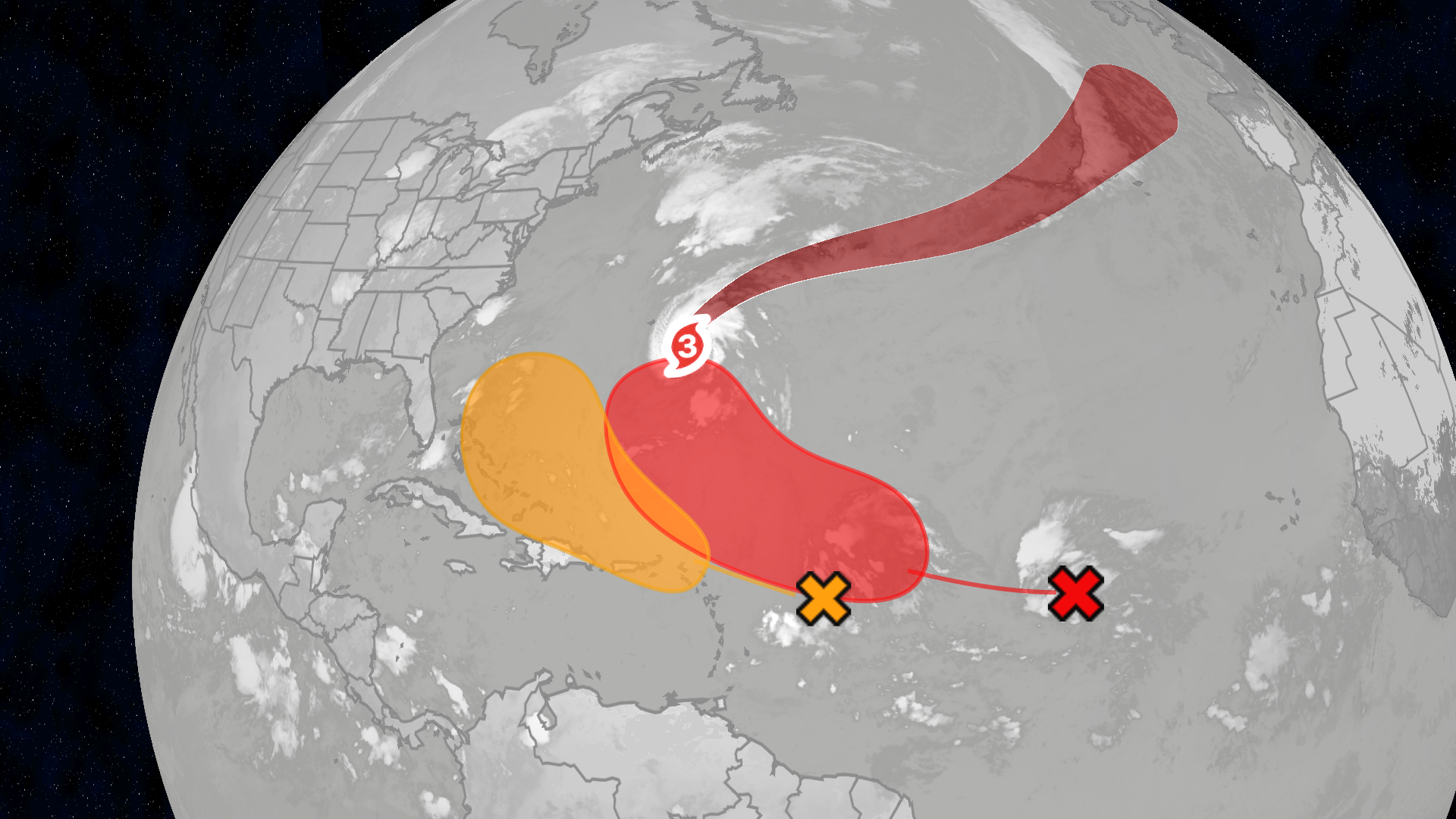 Tropics Heating Up With Gabrielle Plus Two Tropical Waves