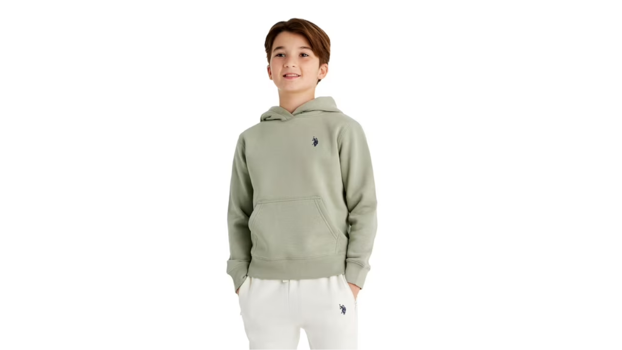 U.S. Polo Assn. Boy&rsquo;s Fleece Pullover Hoodie