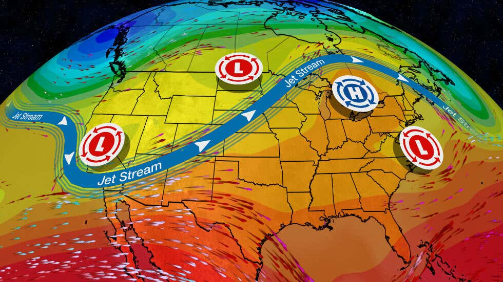 Stuck Pattern Brings Rounds Of Storms And Northern Heat - Videos from ...