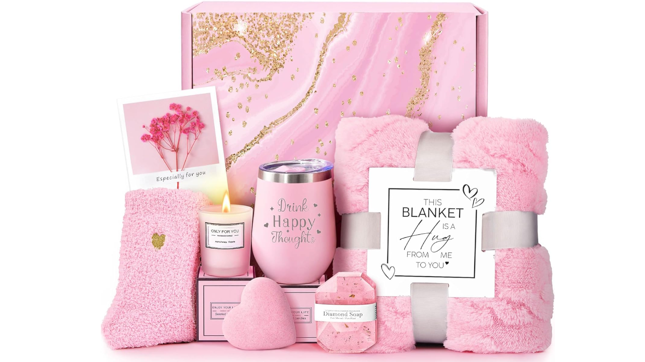 Luxury Rose Spa Bath Gift Basket