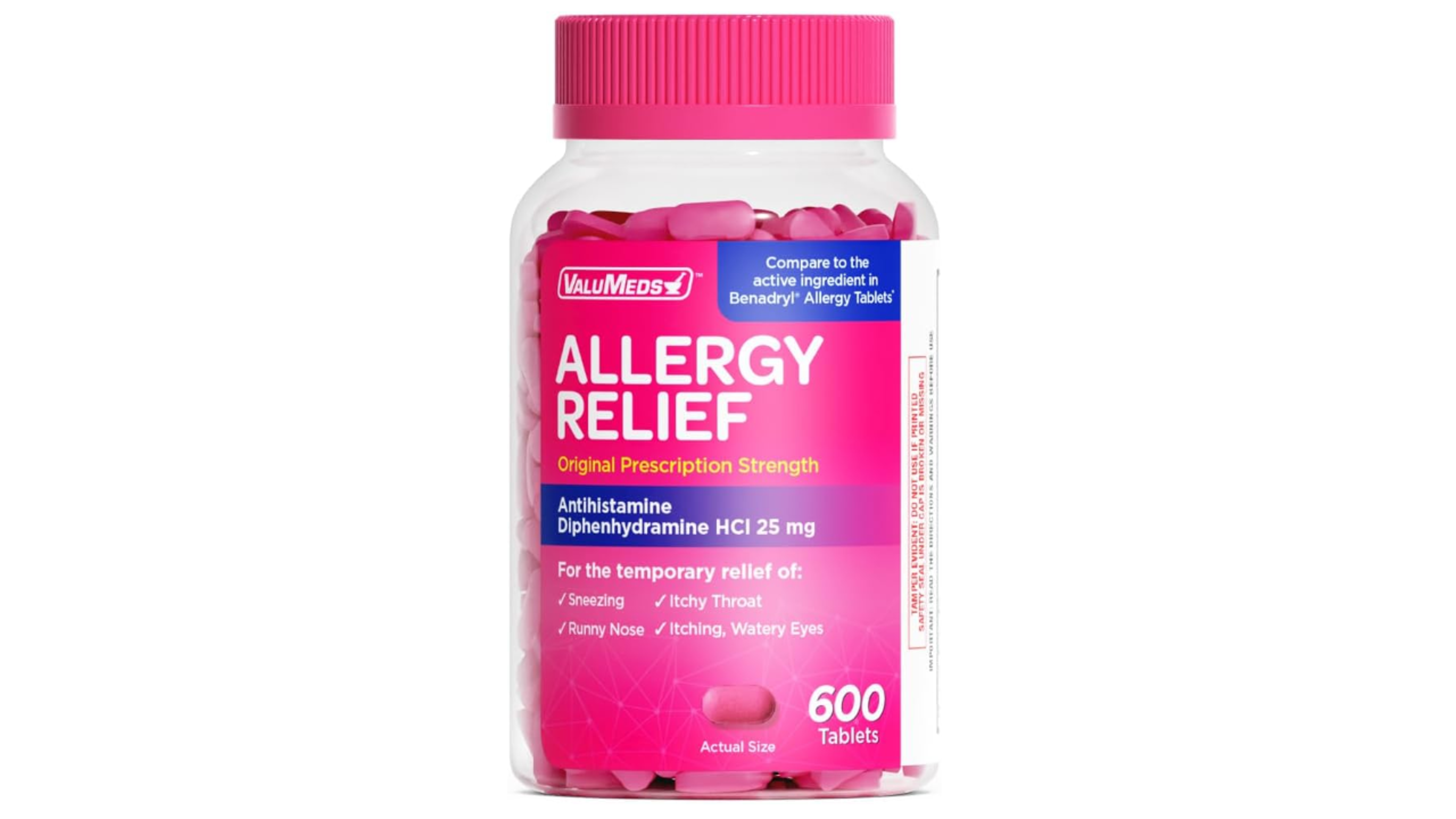 ValuMeds Allergy Medicine Antihistamine (600 Count)