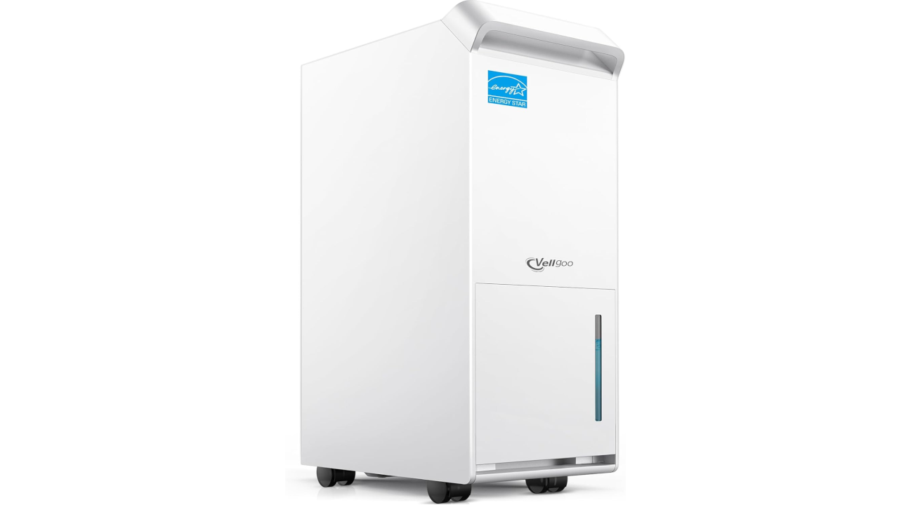 Vellgoo 4,500 Sq. Ft. (52 Pint) Energy Star Dehumidifier For Basement