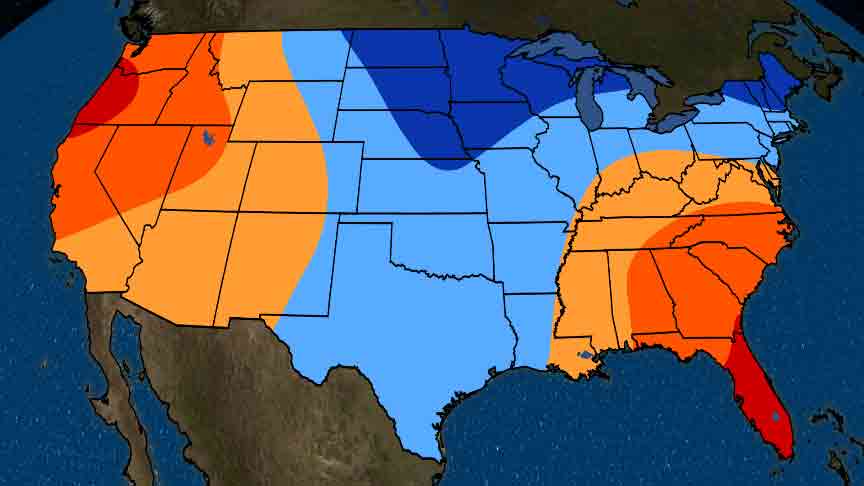 Eastern Us Road Maps With States And Cities Eastern Us Road Maps With States And Cities, May 2019 Temperature Outlook Warm In West And Southeast Cool In Central U S And, Eastern Us Road Maps With States And Cities