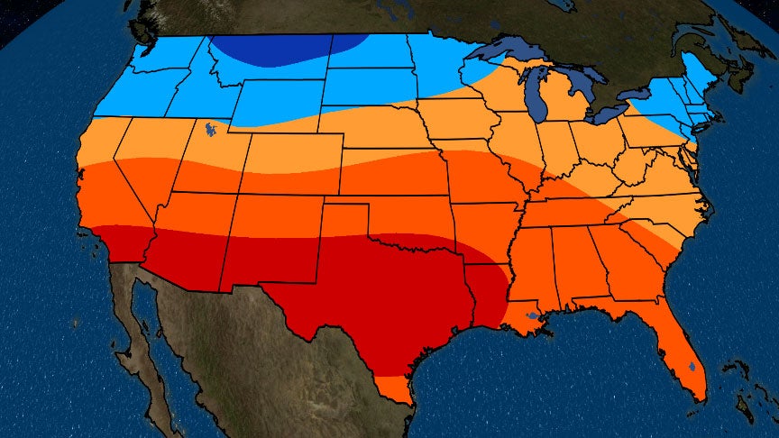 October 2019 Temperatures Will Likely Be Cooler Than Average in the Far North and Warm in the Southern U.S.