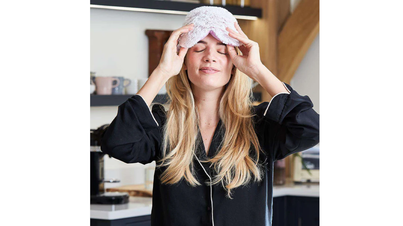 Marshmallow Lavender Warmies Eye Mask