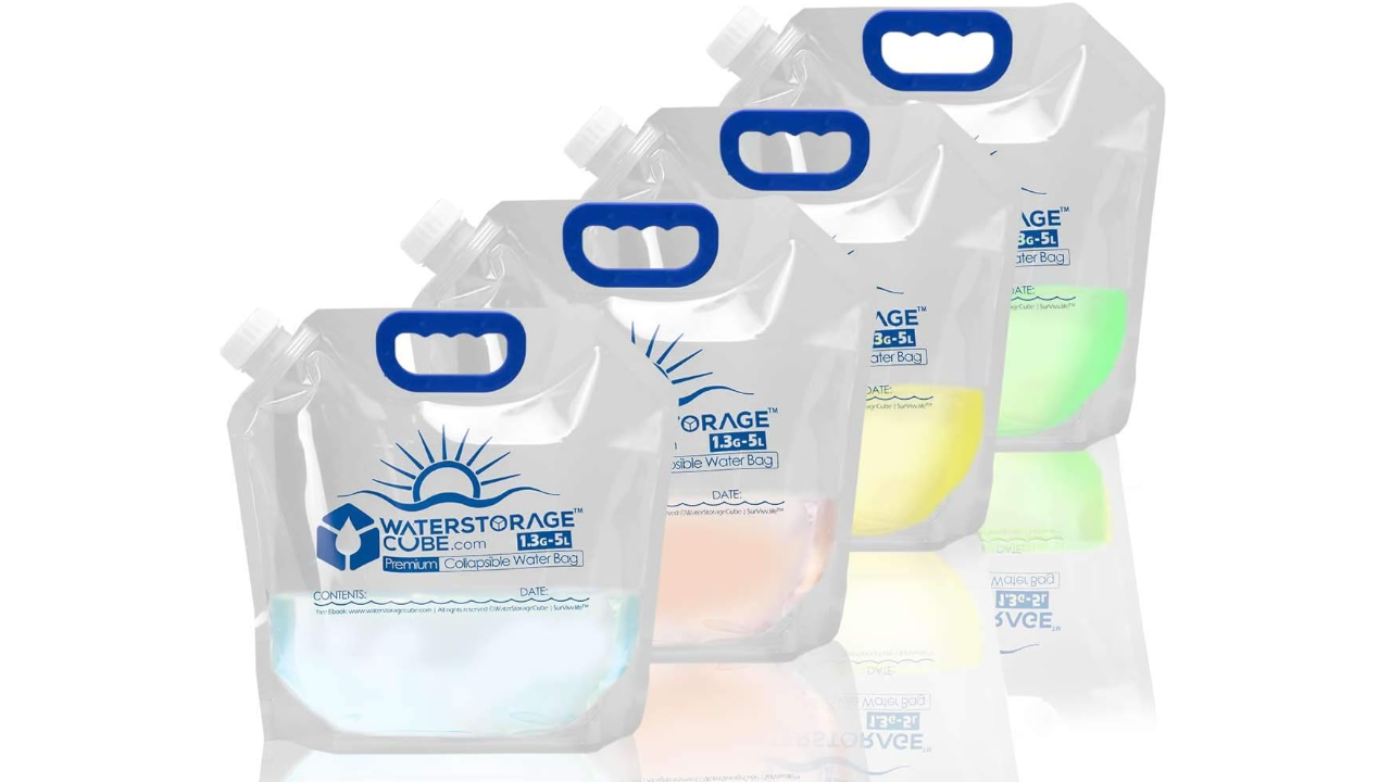 WaterStorageCube Collapsible Water Container Bags