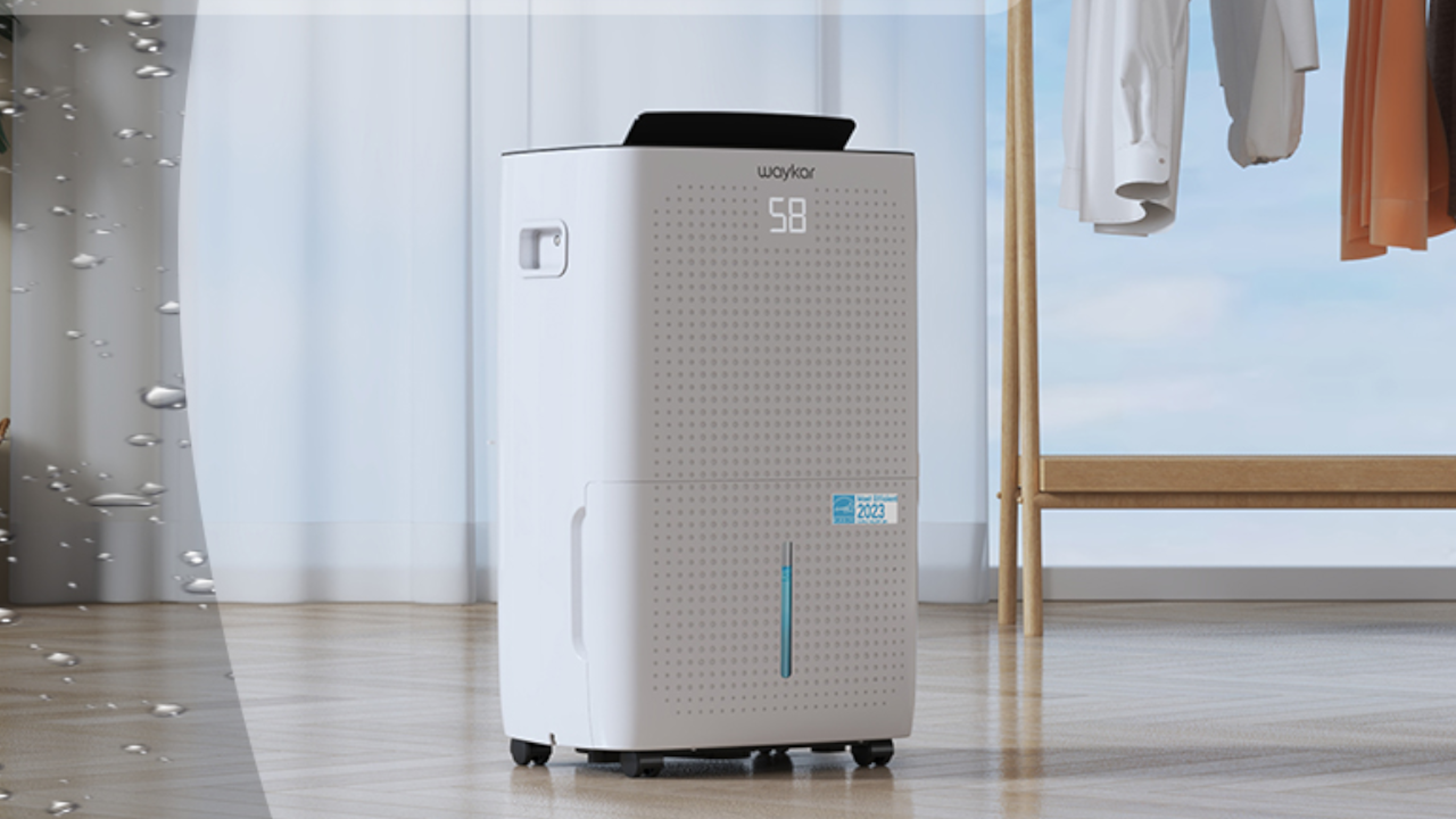 Waykar 150 Pints Energy Star Dehumidifier with Pump (7,000 Sq. Ft) 