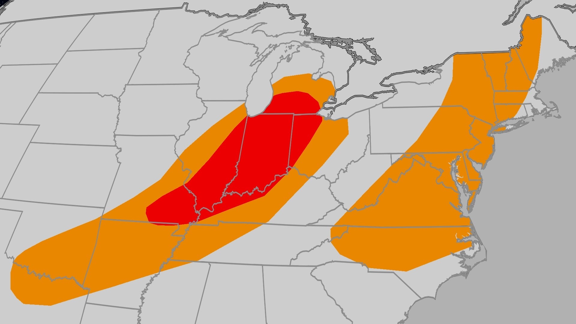 Severe Weather Threat Shifts East Wednesday, Thursday