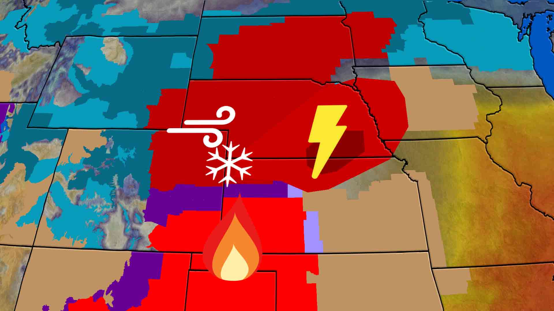 Colorado, Kansas and Nebraska Will See Huge Weather Differences as