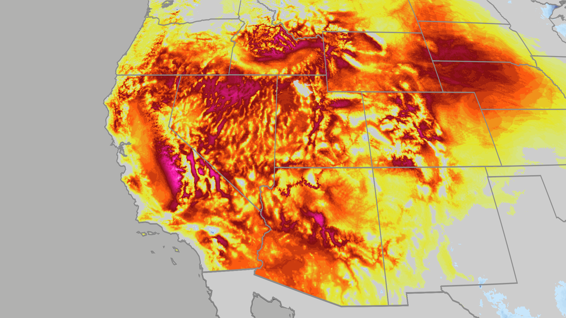 Record Heat For West, Triple-Digit Highs for Southwest