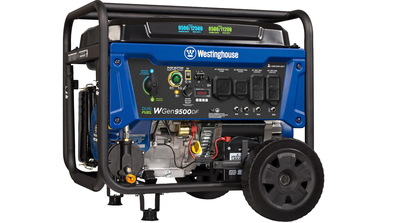 Westinghouse 12500 Watt Dual Fuel Home Backup Portable Generator