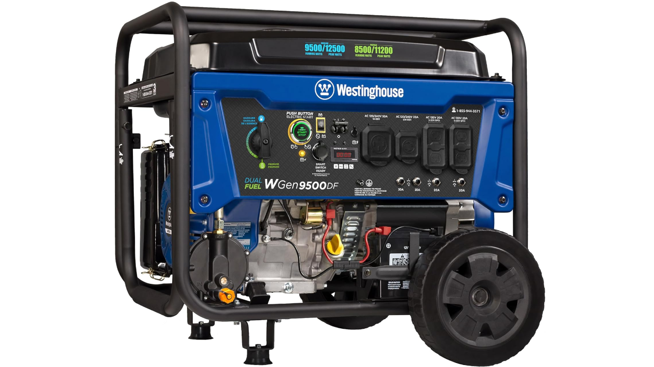 Westinghouse 12,500 Watt Dual Fuel Home Backup Portable Generator