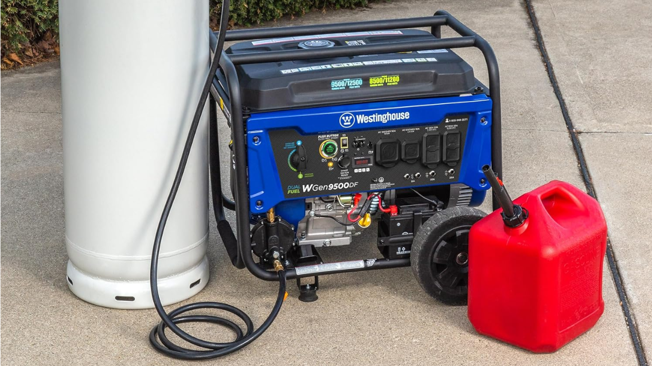  Westinghouse 12500 Watt Dual Fuel Home Backup Portable Generator