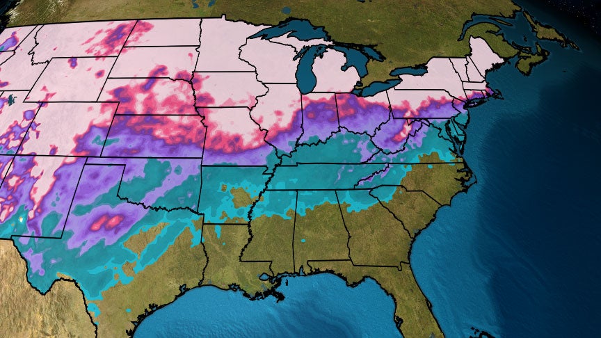 Parts of the South Have Seen More Snow Than Some Northeast Cities 