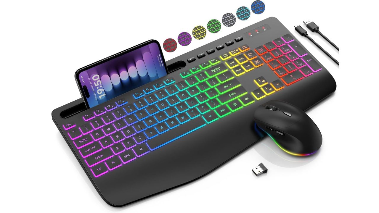 Wireless Keyboard and Mouse Combo
