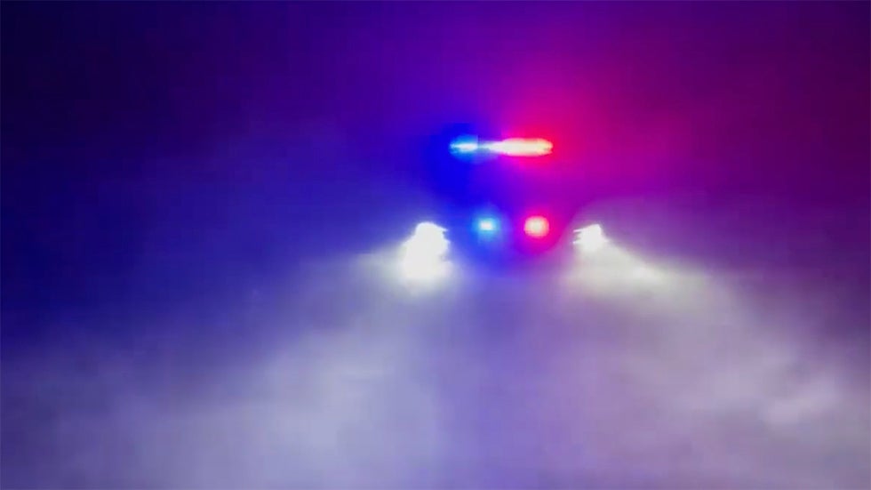 Howling Snow Squall Drops Visibility To Zero