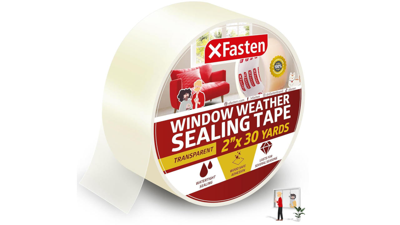XFasten Transparent Window Weather Sealing Tape