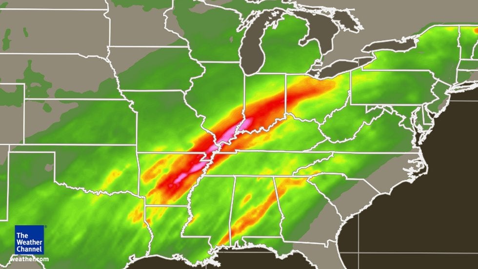 Record Highs, Extreme Rainfall Mark Historic Weekend Before Christmas