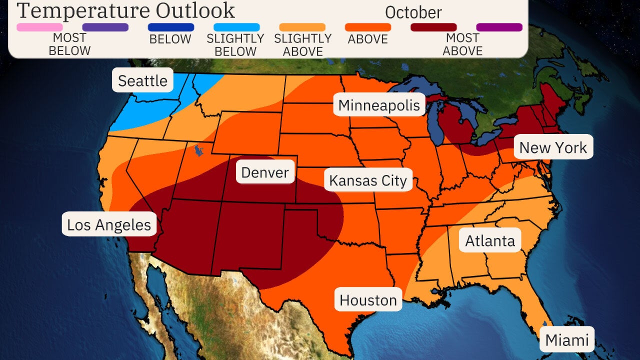 Fall Early Winter Outlook 2024 US Temperatures