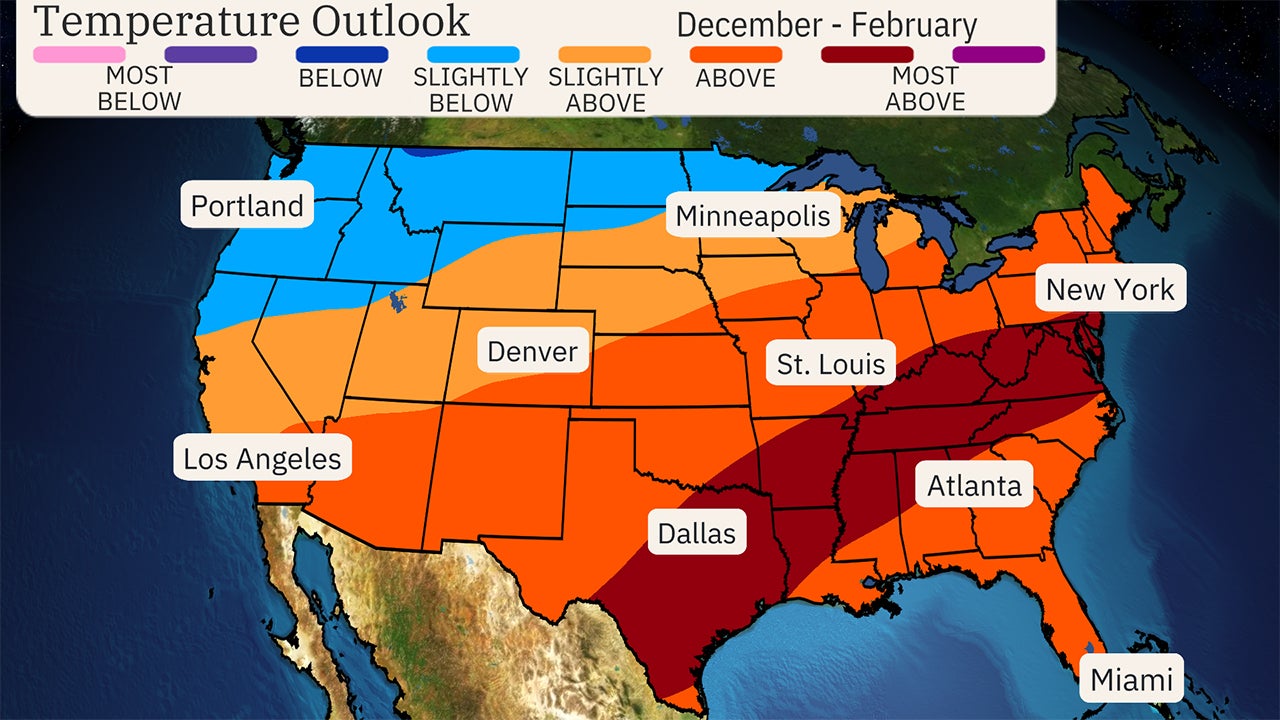 Winter Outlook 2024 2025 US Temperatures