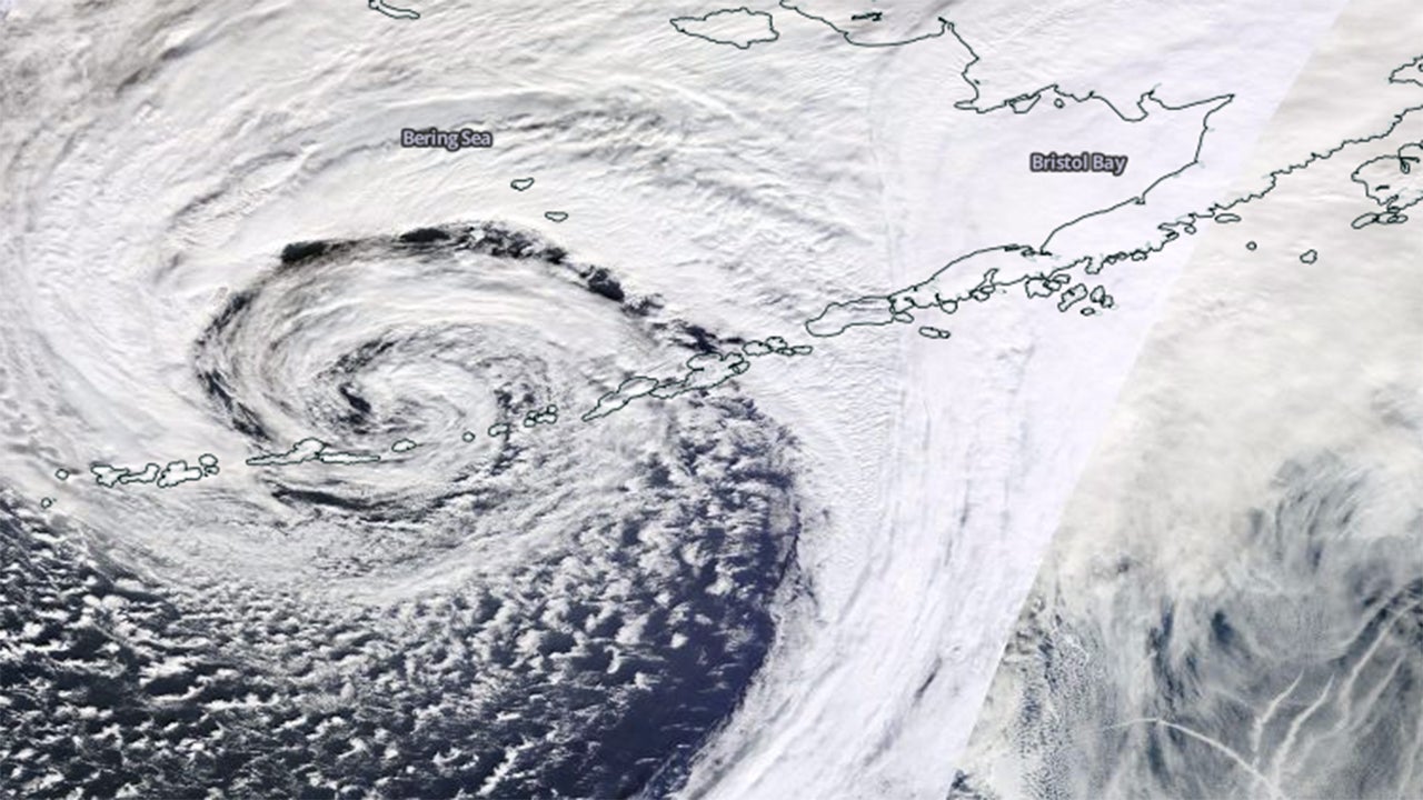 Low Pressure 'Beast' Near the Aleutian Islands Produces Incredible