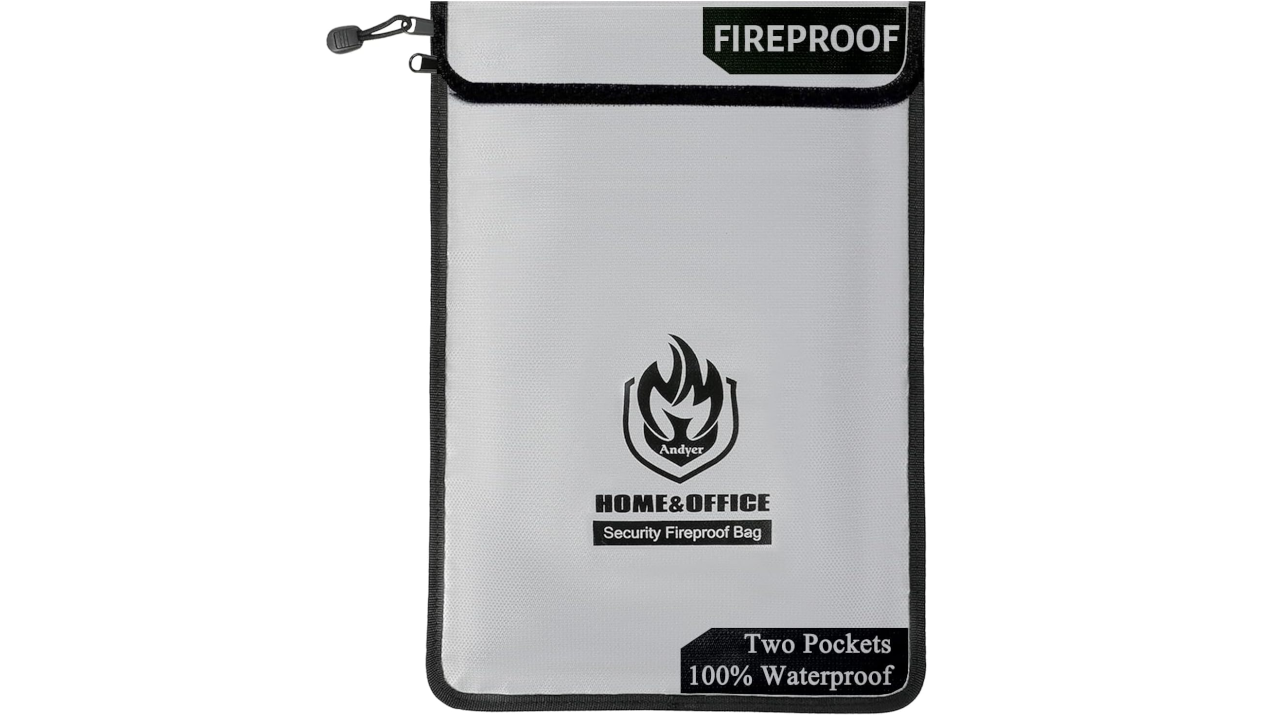andyer Fireproof And Waterproof Document Bag