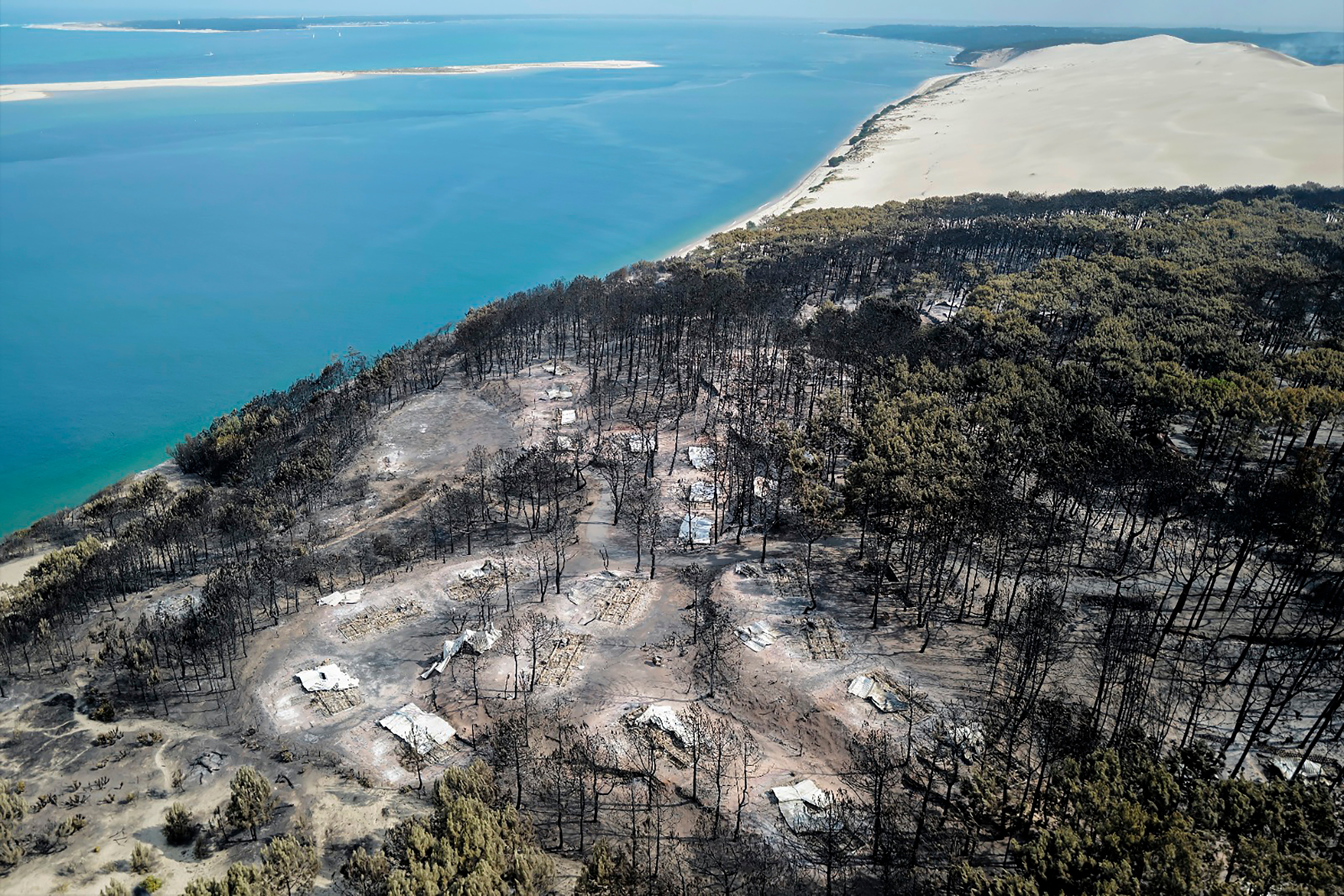 Photos Of The Devastation Left Behind By Europe's Heat Wave-Fueled Wildfires