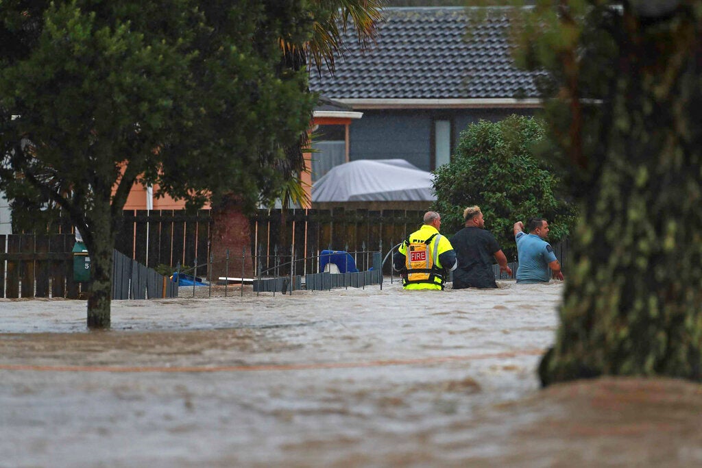Photos: Flooding Inundates New Zealand's Largest City