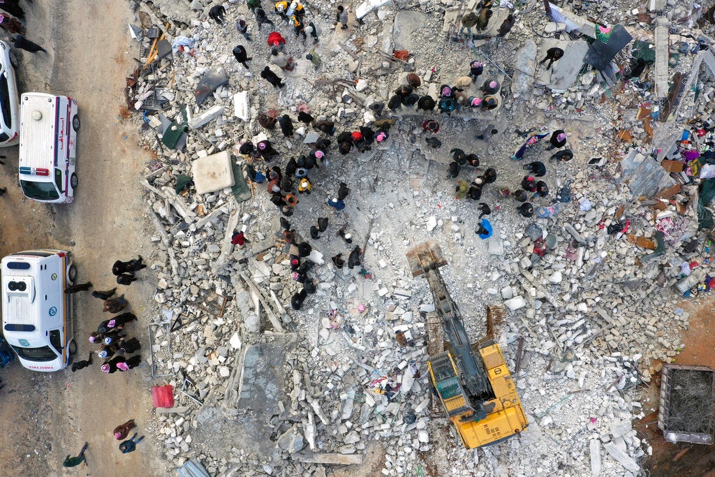 Aerial Photos From Turkey and Syria Show Earthquake Destruction