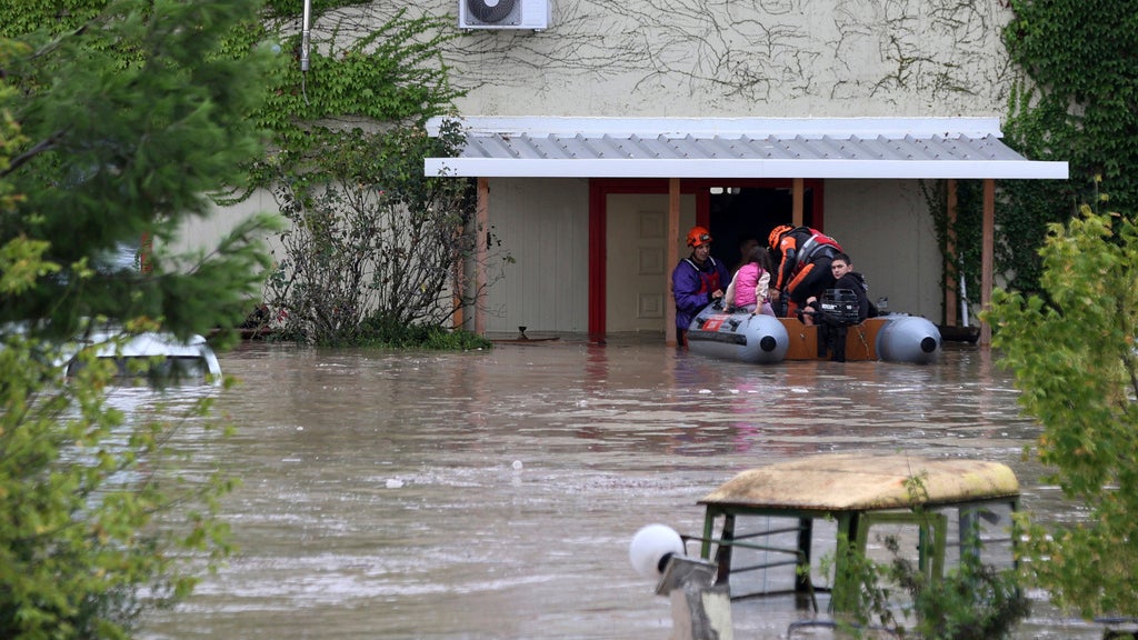 Photos Show Major Flooding in Greece, Turkey, Bulgaria and Spain