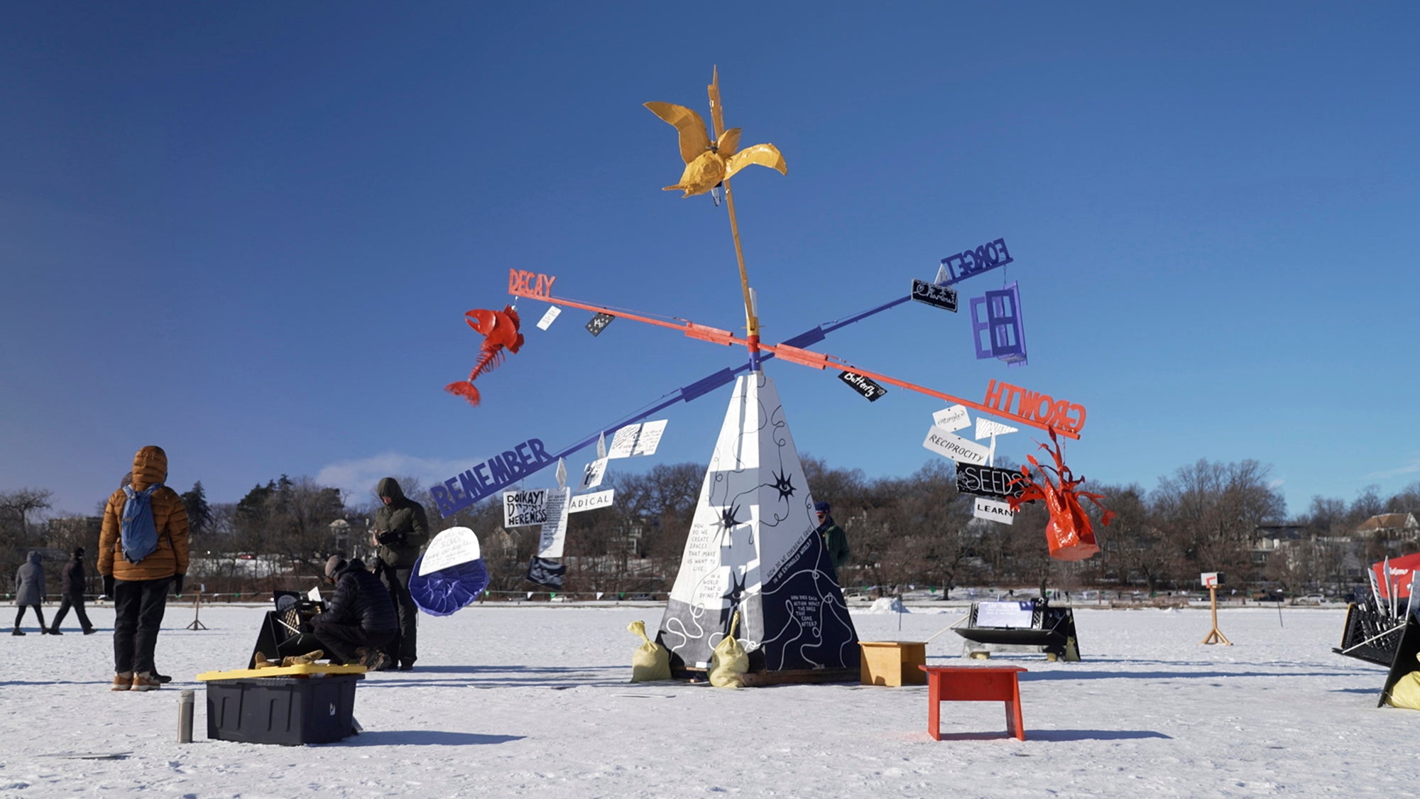 Standing On A Frozen Lake In Single Digit Temperatures &hellip; For Art! 