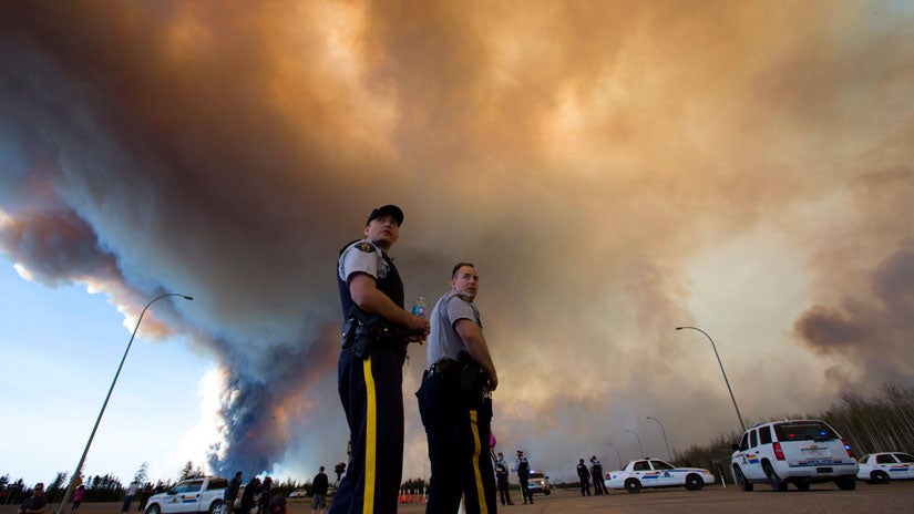 Canadian Prime Minister Justin Trudeau Surveys Devastation From Fort McMurray Wildfire