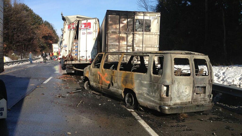 Massive Pileup Occurs Along Interstate 80 in Central Pennsylvania