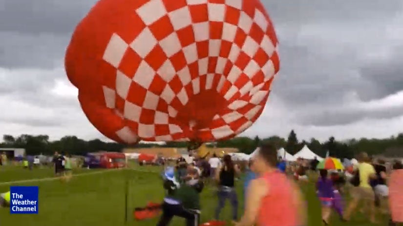 Windy Conditions Wreak Havoc on Wisconsin Hot Air Balloon Festival