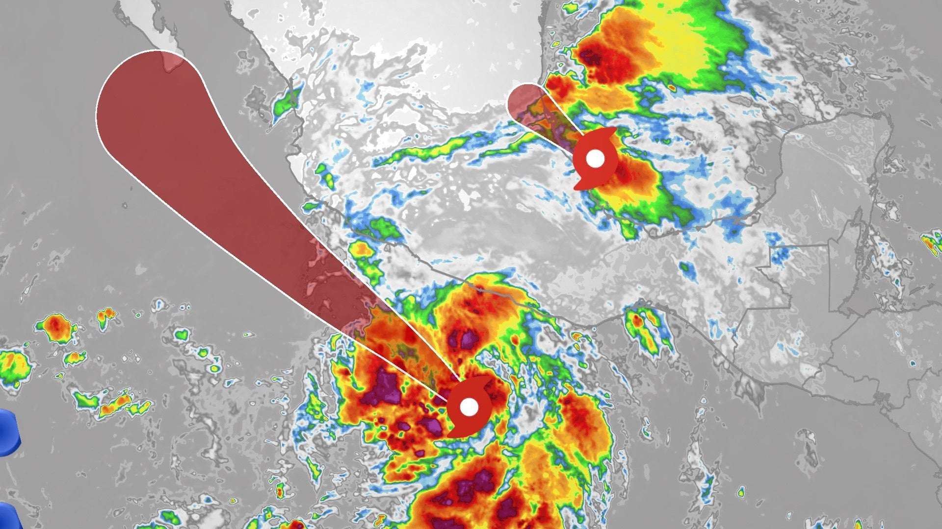 Tropical Storm Barry Forms In Gulf, Flossie Forms In Pacific