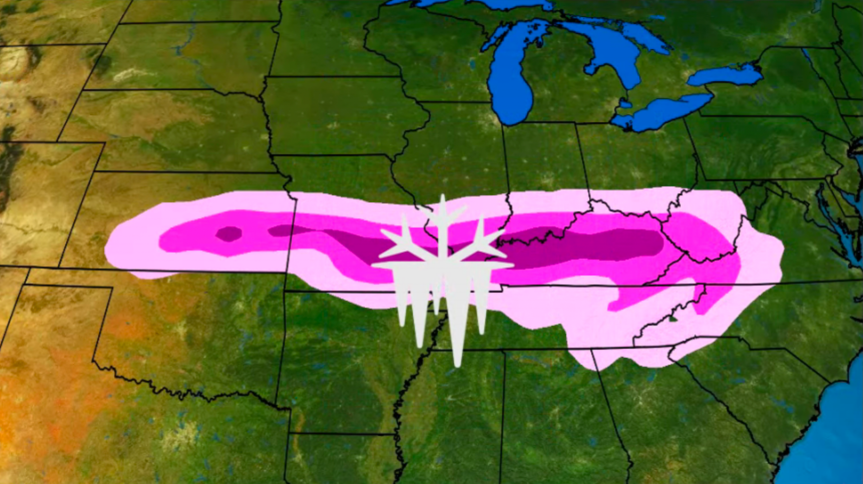 Winter Storm Forecast: Snow, Ice In Central, Eastern US