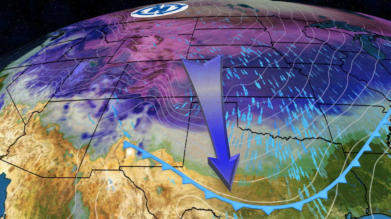 A 'Blue Norther' Will Plunge Through The Plains. Here's What That Means.