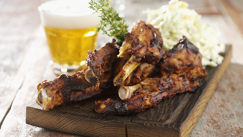 Blueberry-Glazed Ribs 