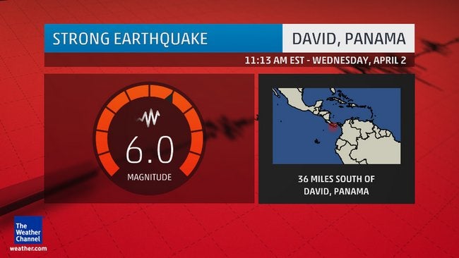 Tsunami warning panama