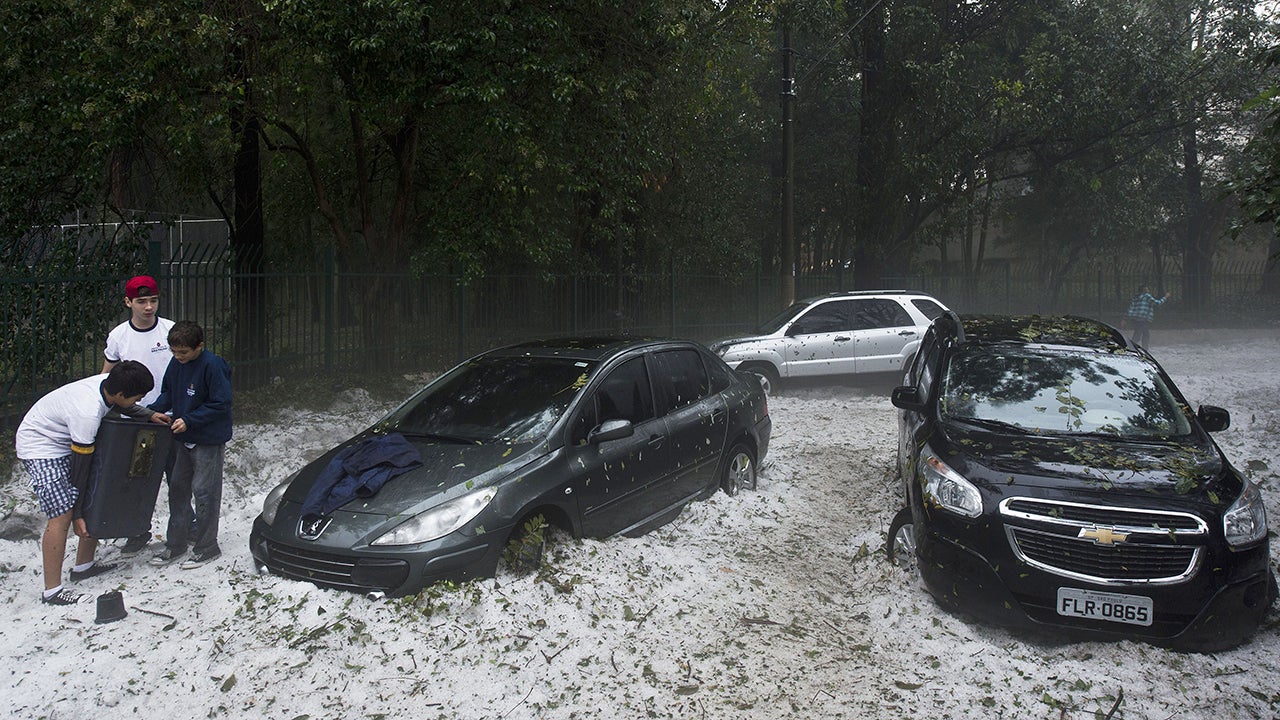 Brazil Hailstorm: Sao Paulo