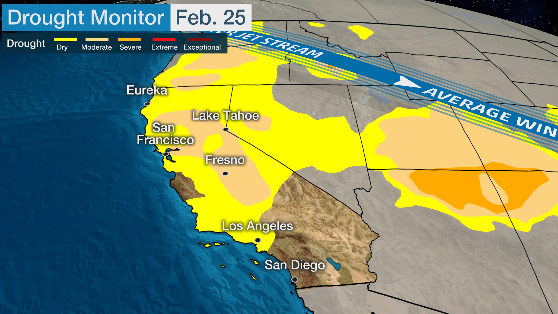 Drought Conditions as of February 25