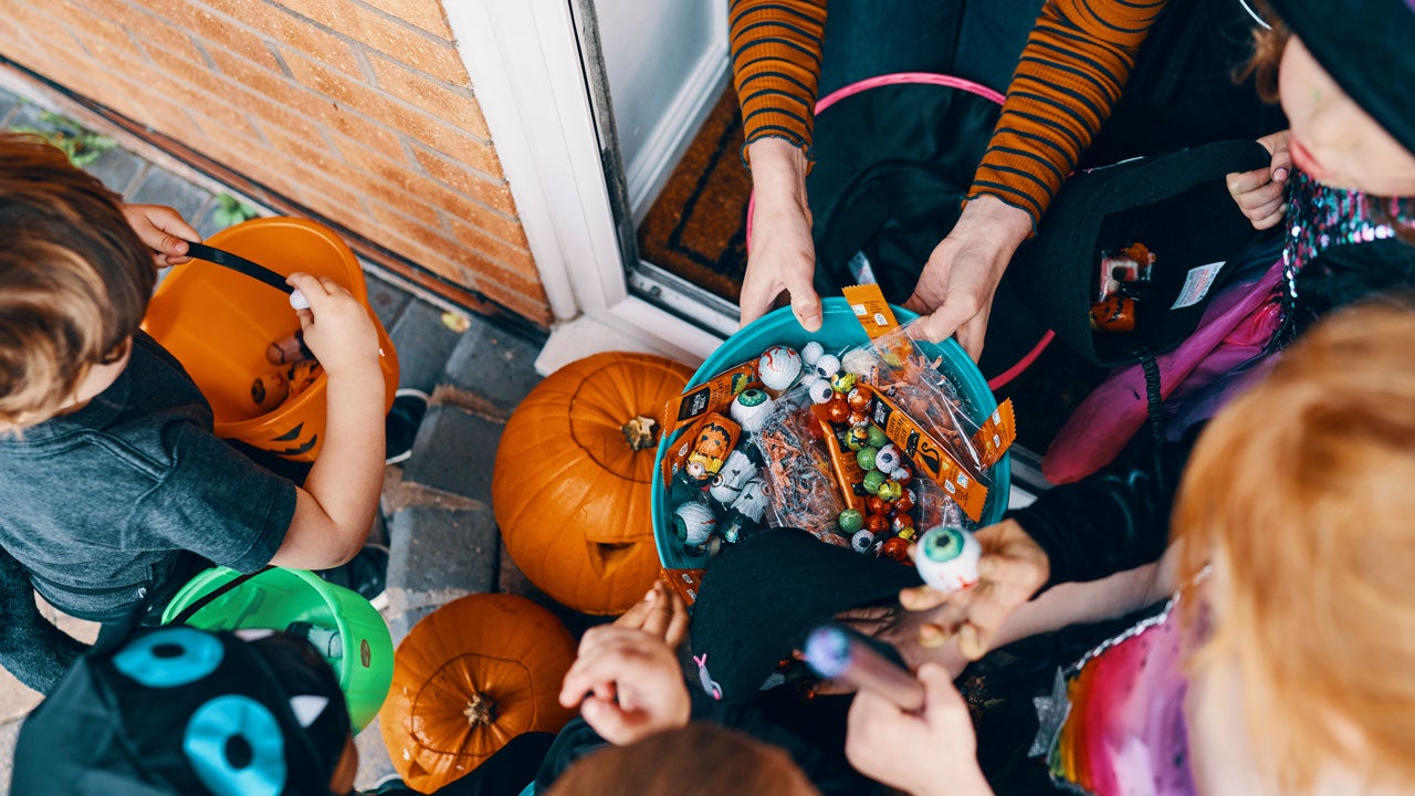 Halloween candy bowl