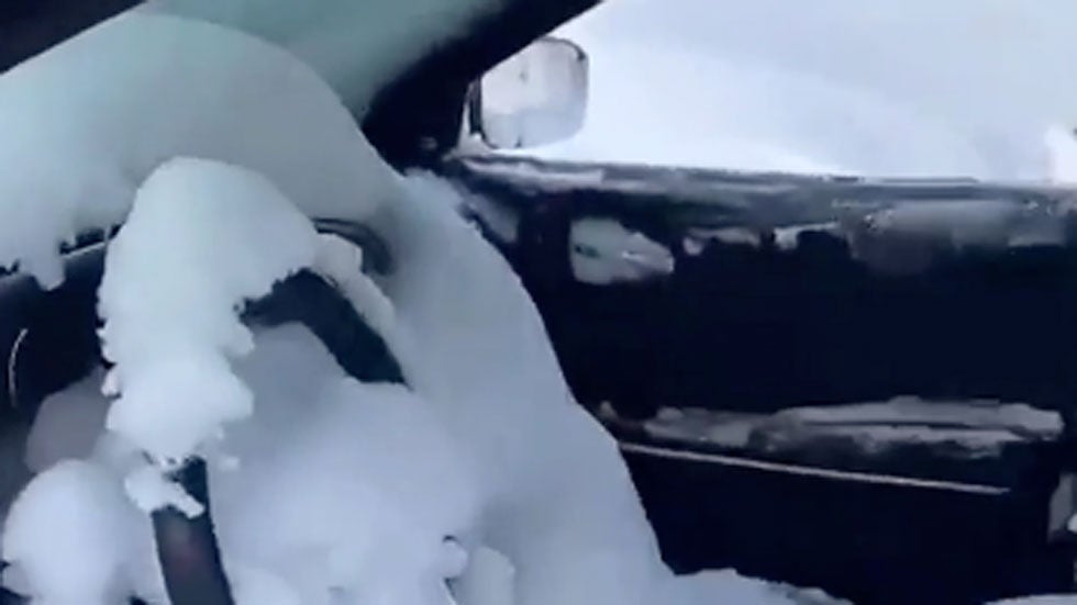 What Happens When You Leave the Car Window Open During a Blizzard The Weather Channel